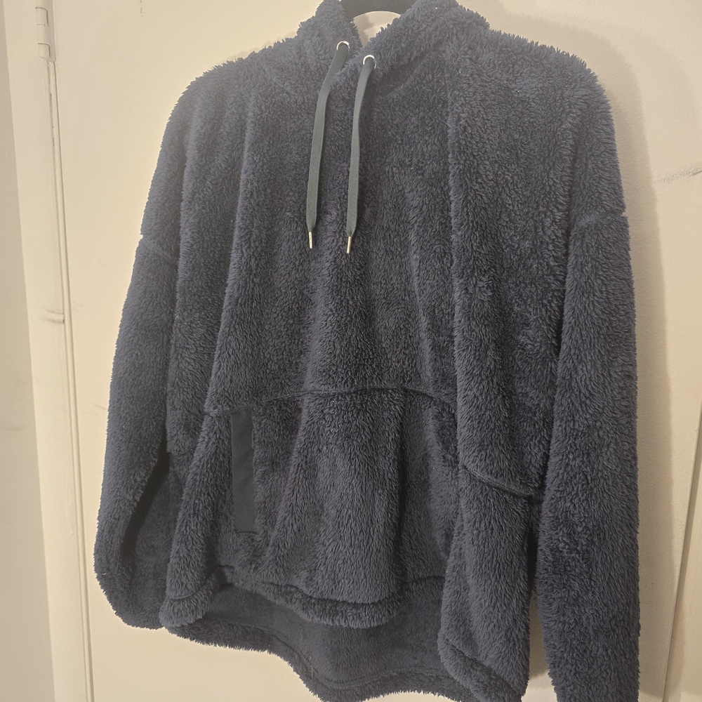 Tek Gear Dark Blue Faux Fur Jacket